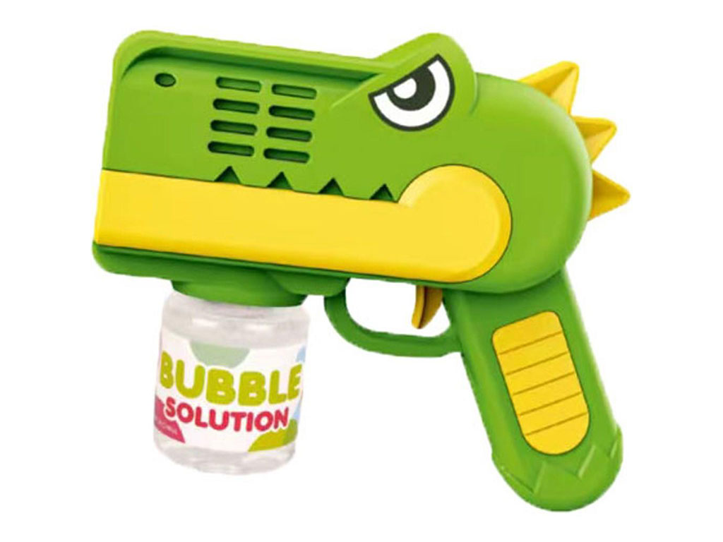 تفنگ حباب ساز دارای مخزن طرح دایناسور اسباب بازی