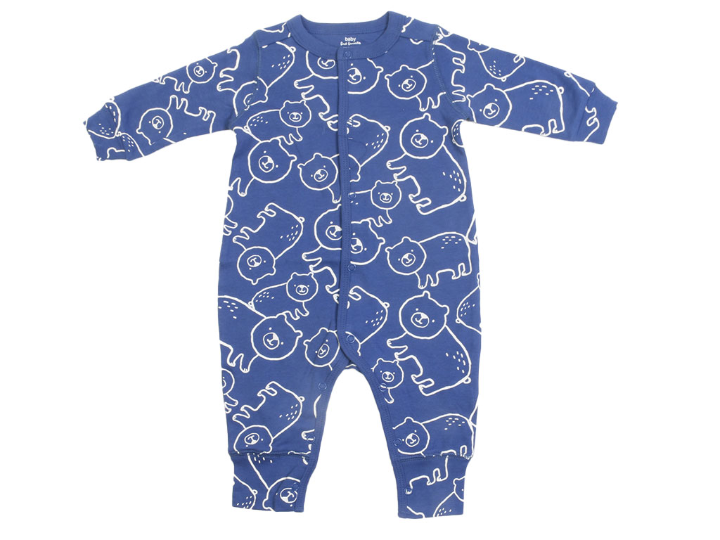 سرهمی نوزادی پسرانه طرح دار طرح خرس بیبی baby