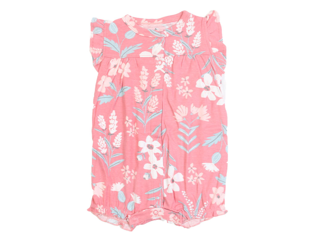 رامپر نوزادی دخترانه گلدار کارترز carters