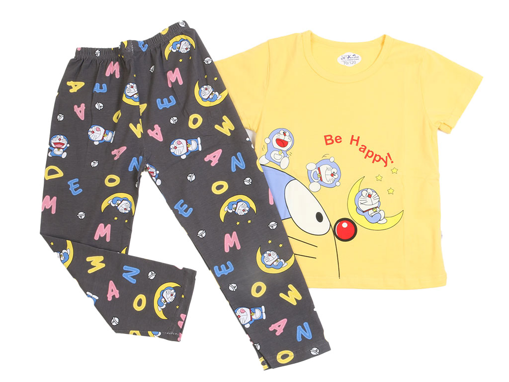 تیشرت و شلوار راحتی بچه گانه طرح درامون