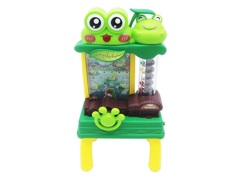 بازی قورباغه ماجراجوی لوبیا خور موزیکال و چراغ دار اسباب بازی