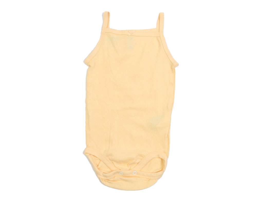 بادی دخترانه مدل بندی زرد رنگ اچ اند ام H&M