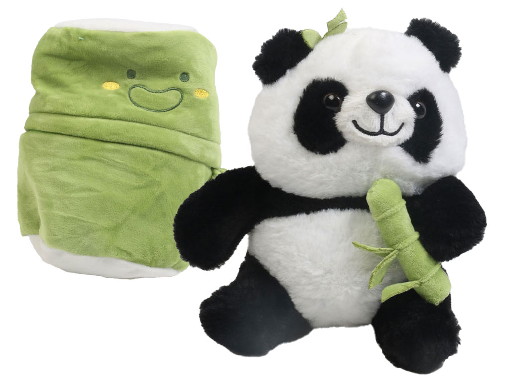 عروسک پولیشی طرح خرس پاندا مدل سورپرایزی