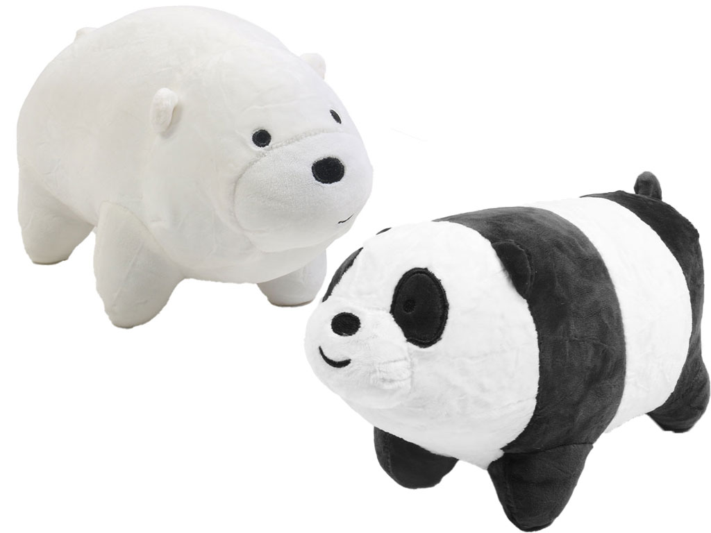 عروسک پولیشی کله فندقی طرح خرس سایز متوسط