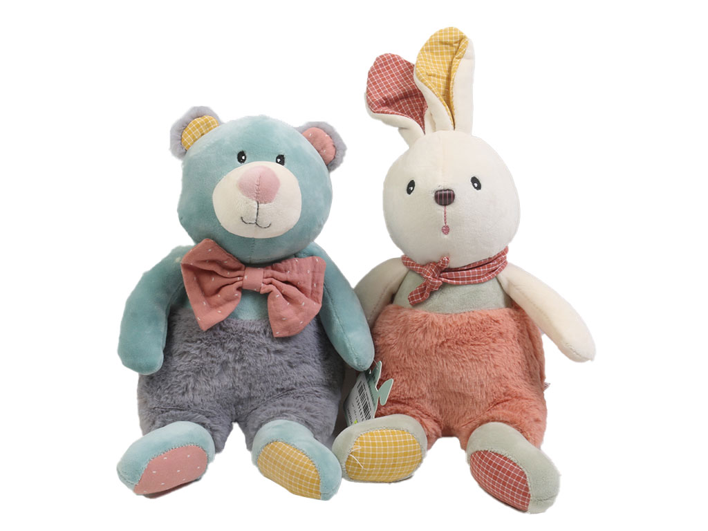 عروسک پولیشی طرح خرس و خرگوش فانتزی