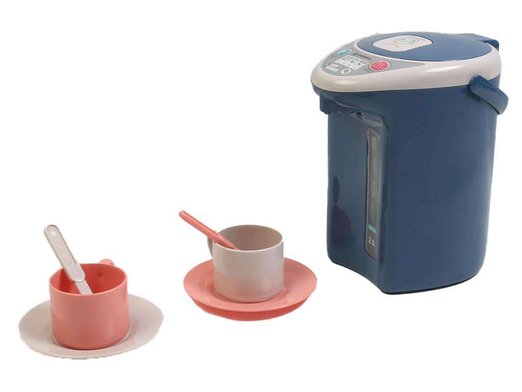 فلاسک موزیکال و چراغدار همراه با ست لوازم چای خوری اسباب بازی yihut toys