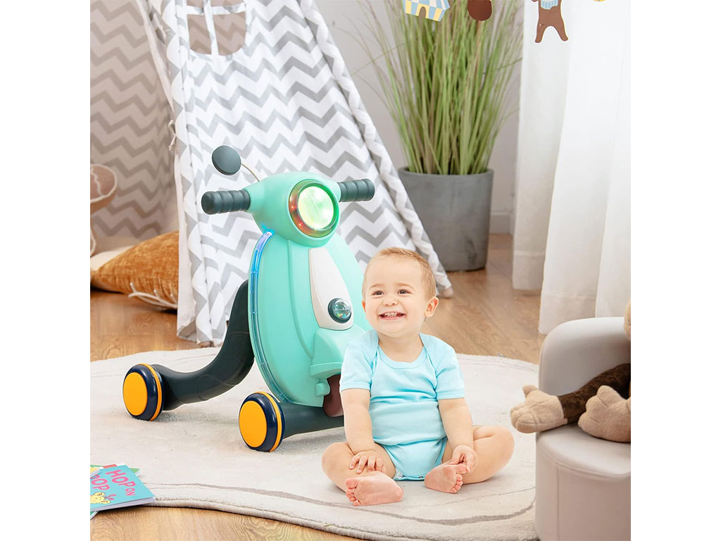 واکر موزیکال اسباب بازی طرح موتور وسپا baby walker