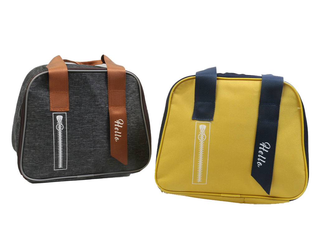 کیف ظرف غذا عایق دار دارای دسته کوتاه طرح زیپ