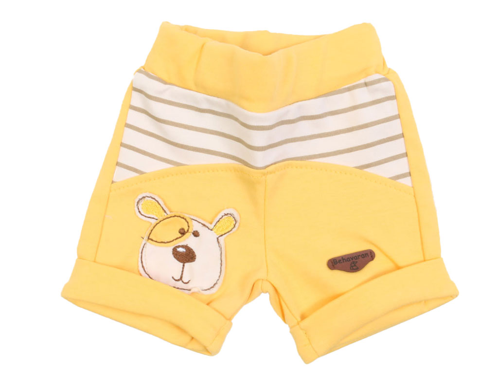 شلوارک راحتی نوزادی پسرانه طرح هورام به آوران behavaran