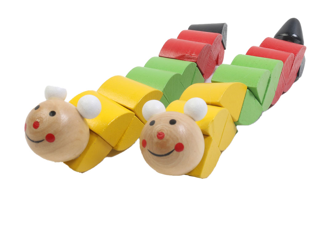 اسباب بازی دست ورزی چوبی طرح کرم