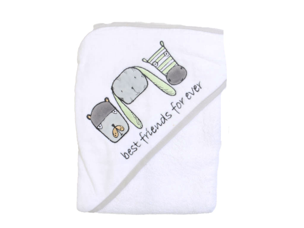 حوله کلاهدار نوزادی طرح حیوانات