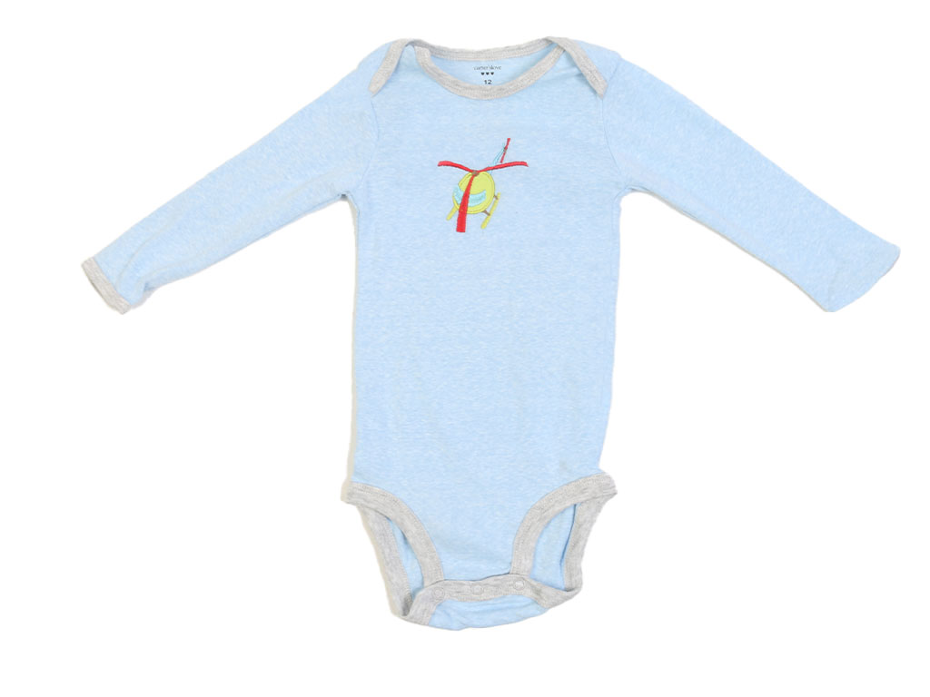 بادی آستین بلند نوزادی پسرانه 12 ماه کارترز CARTERS