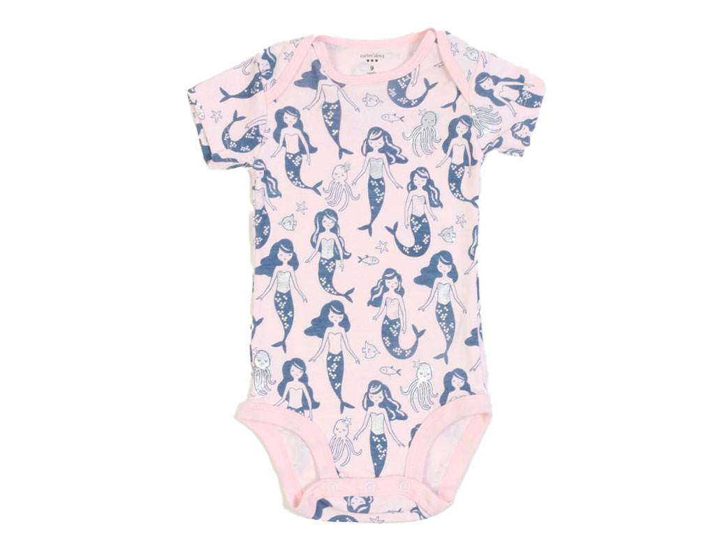 بادی آستین کوتاه نوزادی دخترانه 9 ماه کارترز CARTERS