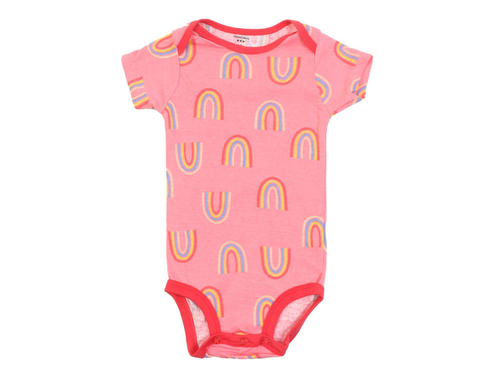 بادی آستین کوتاه نوزادی دخترانه 12 ماه کارترز CARTERS