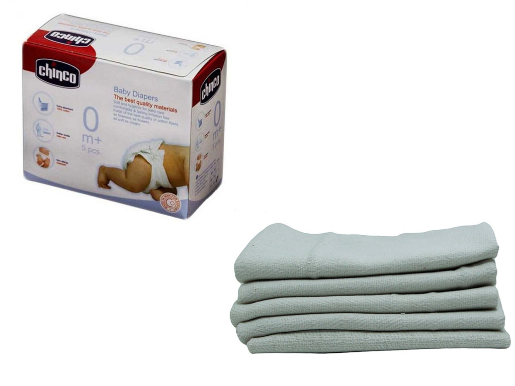 کهنه نوزادی قابل شست و شو 5 عددی سایز بزرگ (70*70) چینکو chinco