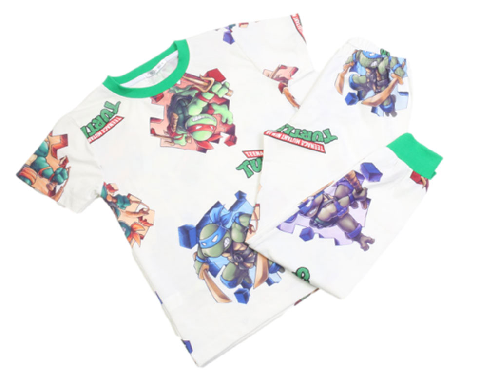 تیشرت و شلوار راحتی پسرانه طرح لاک پشت های نینجا کیدومکس kido max