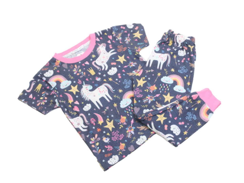 تیشرت و شلوار راحتی دخترانه اسب تک شاخ کیدومکس kido max