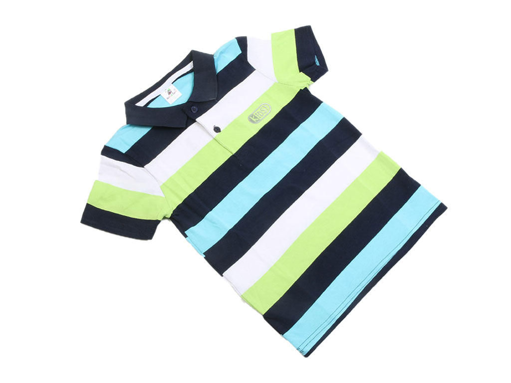 پلوشرت آستین کوتاه نوزاد و کودک پسرانه چند رنگ کیدز kids