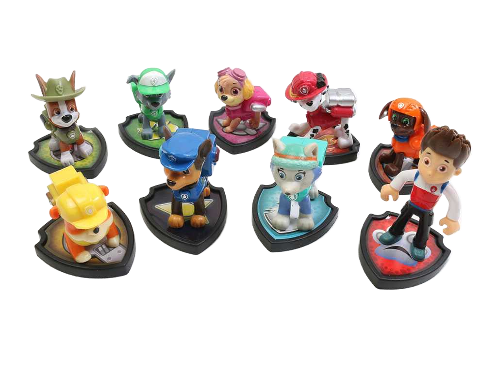 فیگور چراغ دار شخصیت سگ های نگهبان به همراه سپر محافظ (تکی)