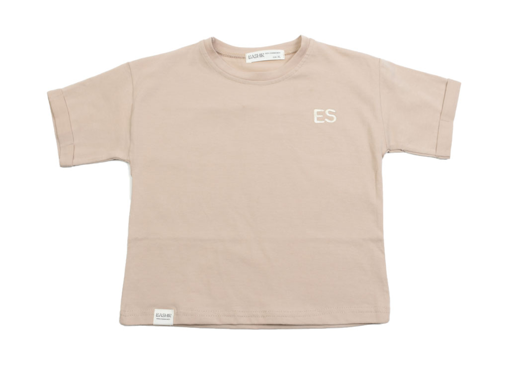 تیشرت آستین کوتاه بچه گانه کرم رنگ بشیرBASHIR