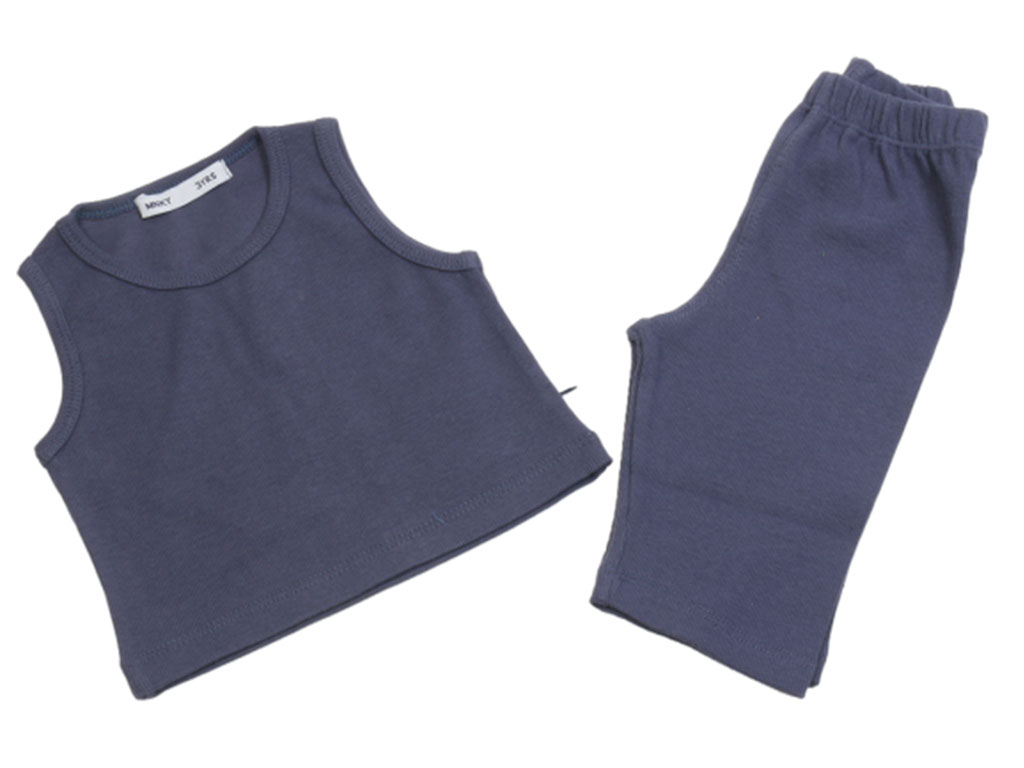 ست کراپ رکابی و شلوارک دخترانه مانکی monkey