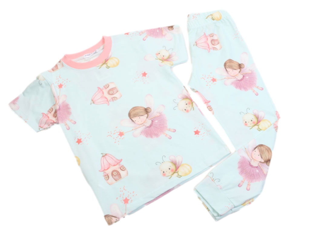 تیشرت و شلوار راحتی دخترانه طرح فرشته کوچولو کیدومکس kido max