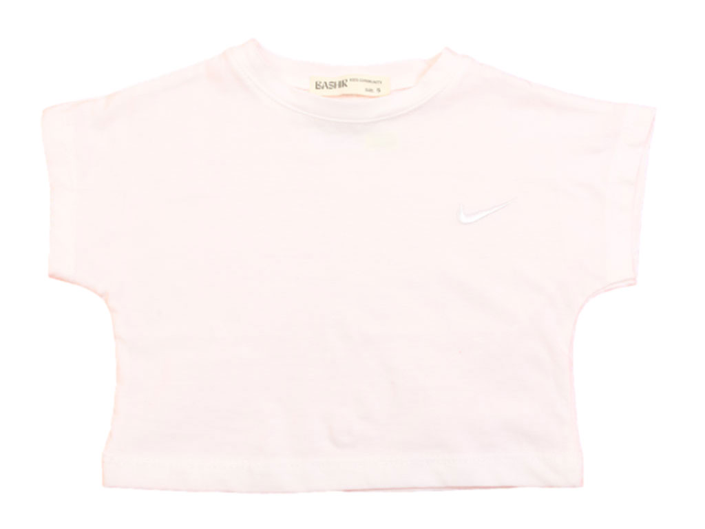 کراپ دخترانه طرح نایک سفید رنگ بشیر Bashir