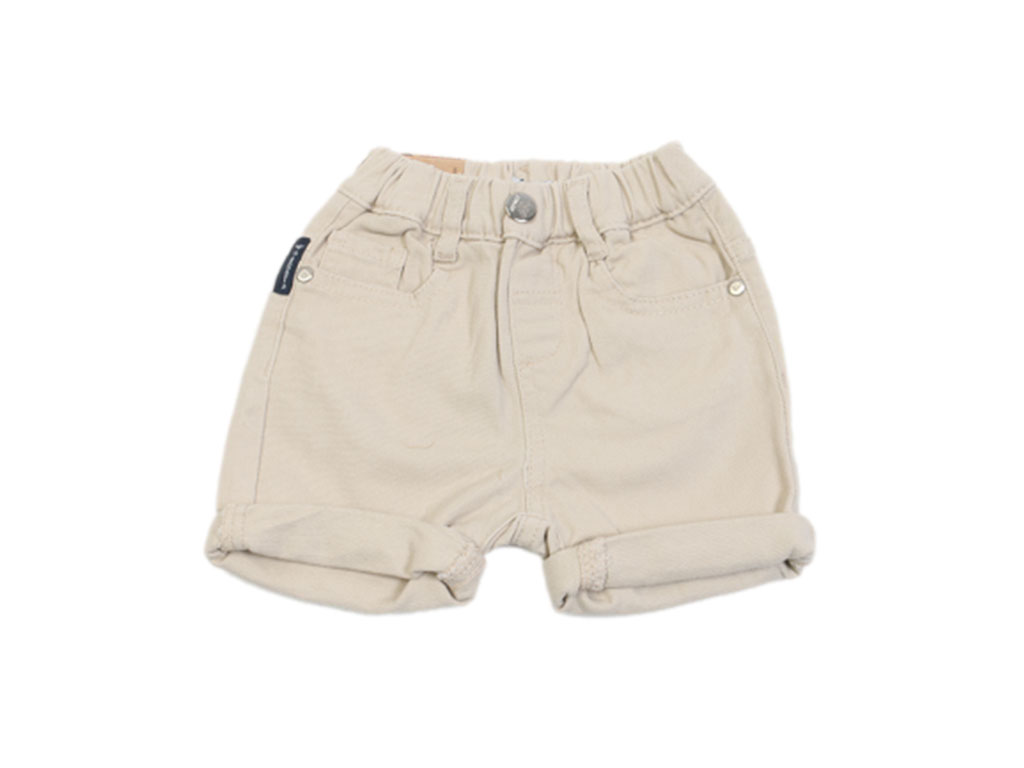 شلوارک کتان کرم رنگ نوزاد و کودک آرمانی بیبی Armani baby