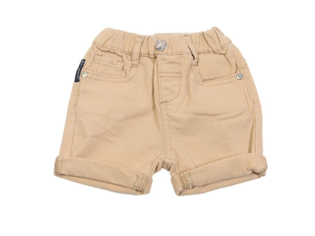 شلوارک کتان نخودی رنگ نوزاد و کودک آرمانی بیبی Armani baby