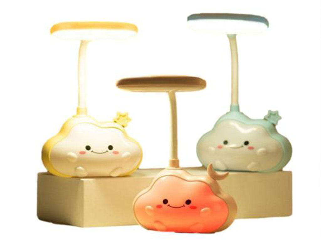 چراغ مطالعه و چراغ خواب کودک طرح ابر و ستاره