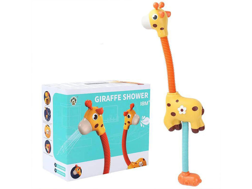 دوش حمام باتری خور مدل زرافه