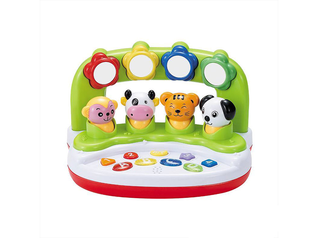 پیانو موزیکال و آینه دار طرح حیوانات ابرو Abero