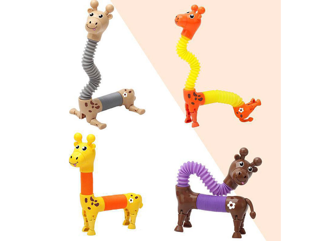 زرافه فنری اسباب بازی