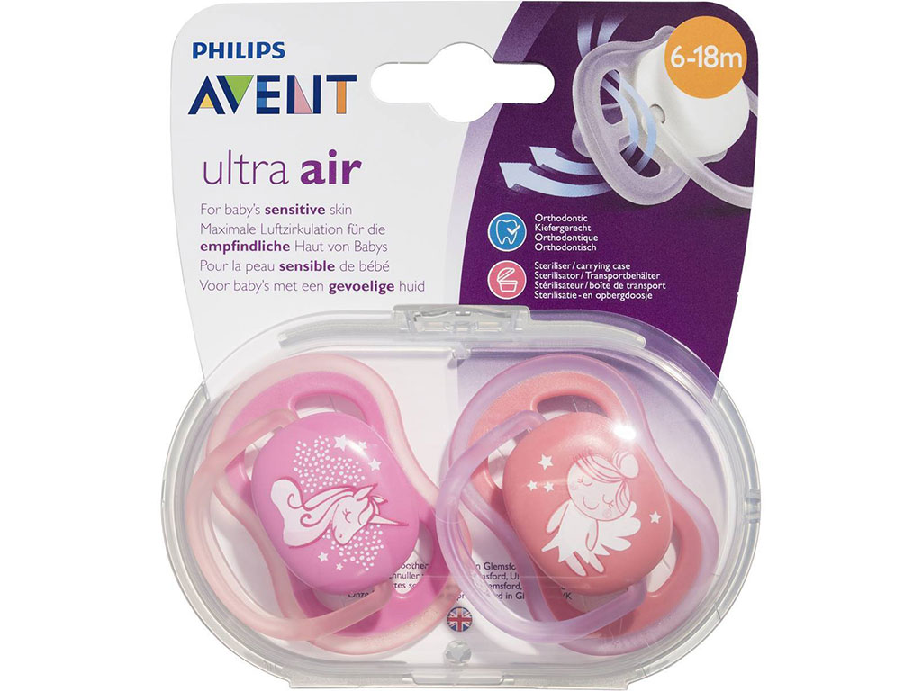 پستانک دوعددیultra air اونت Avent