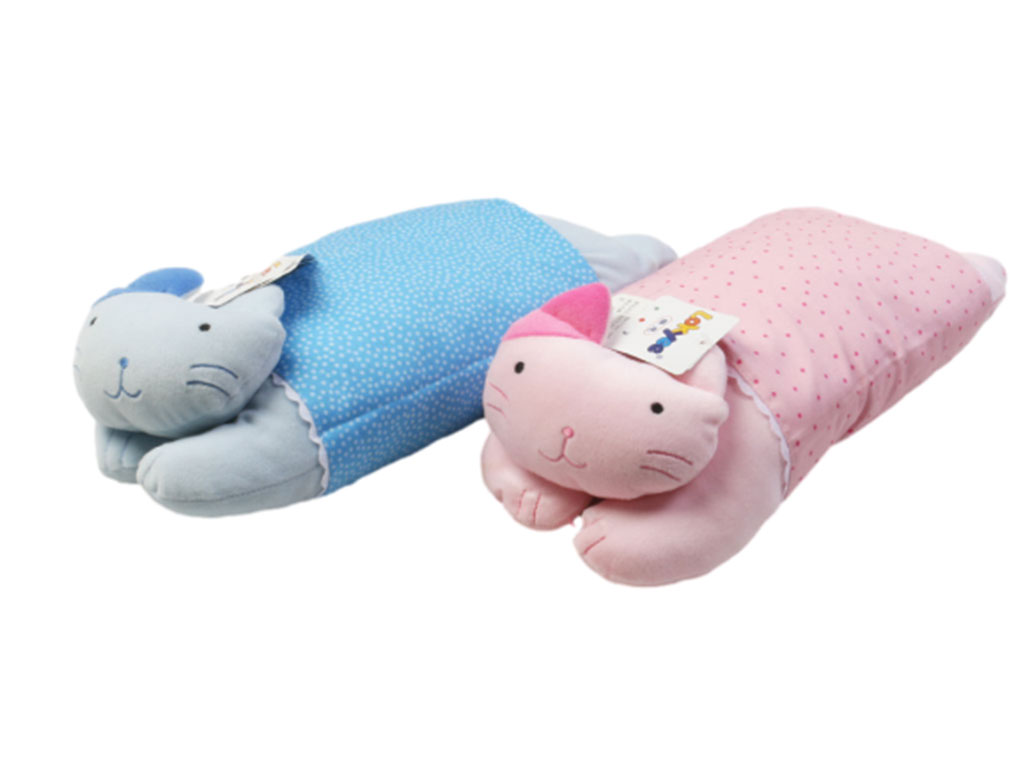 بالشت شیردهی نوزادی مخملی طرح گربه لوکی lokyee