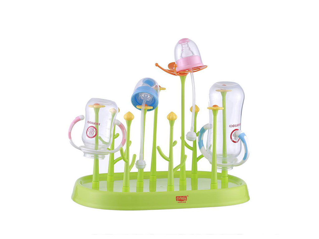 استند خشک کن شیشه شیر و لوازم نوزاد مدل شاخه گل