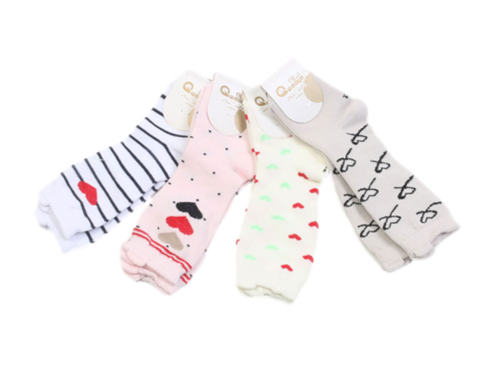 جوراب ساق بلند دخترانه نوزادی 6 الی 12 ماه