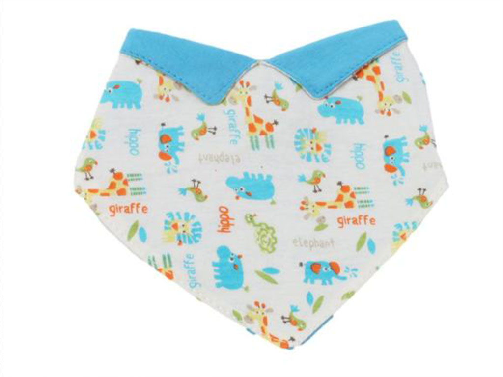 پیشبند دستمال گردنی نوزادی مدل یقه دار