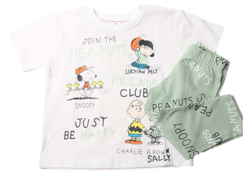 تیشرت و شلوارک راحتی پسرانه طرح اسنوپی مبین Mobin