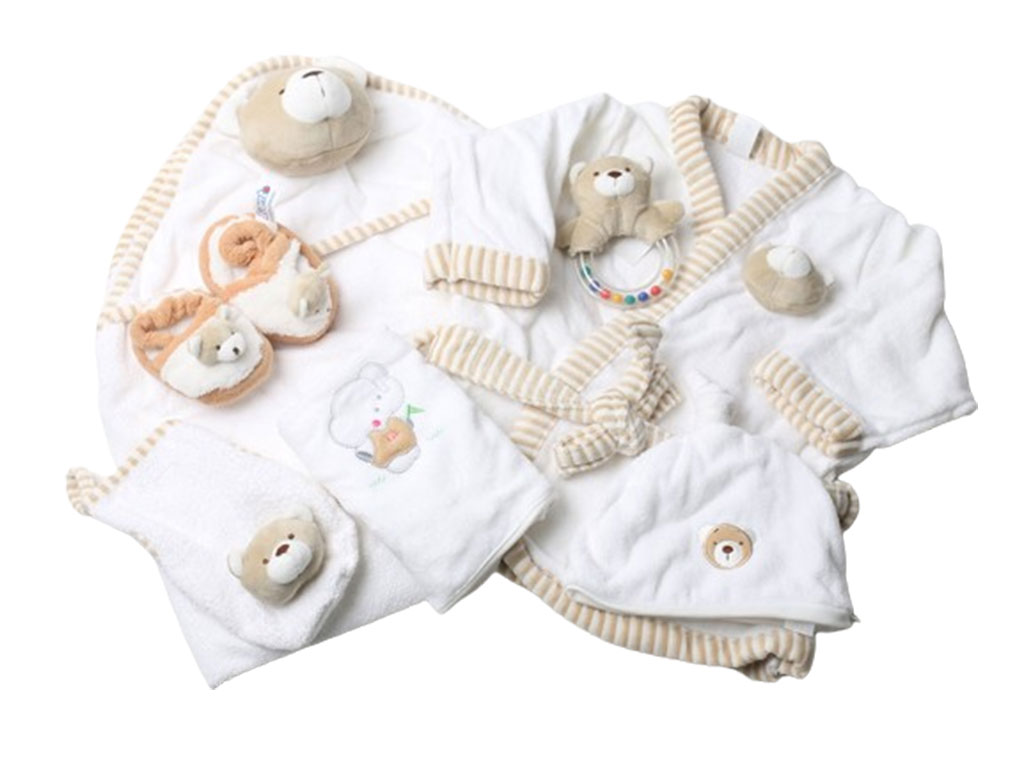 ست حوله نوزادی پسرانه طرح خرس (7 تکه)ایوانت Evant