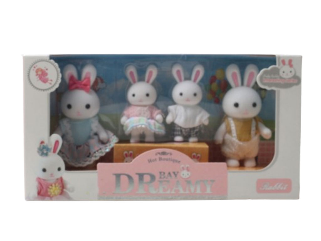 عروسک خانواده خرگوش فانتزی 