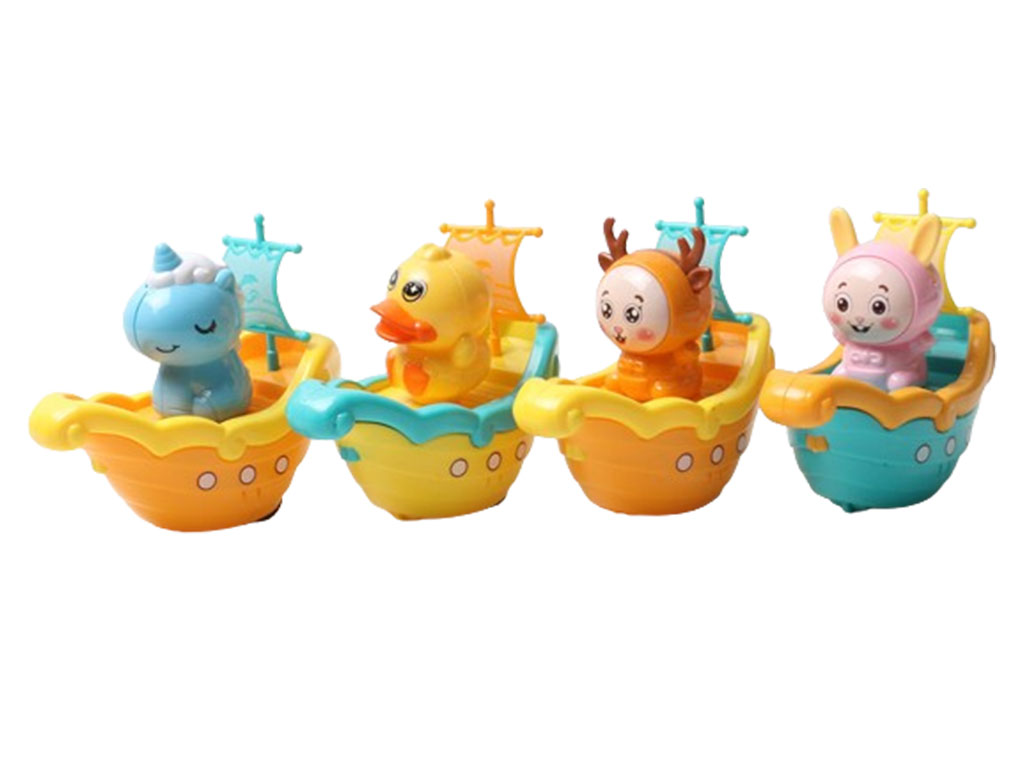 قایق فشاری اسباب بازی طرح دار