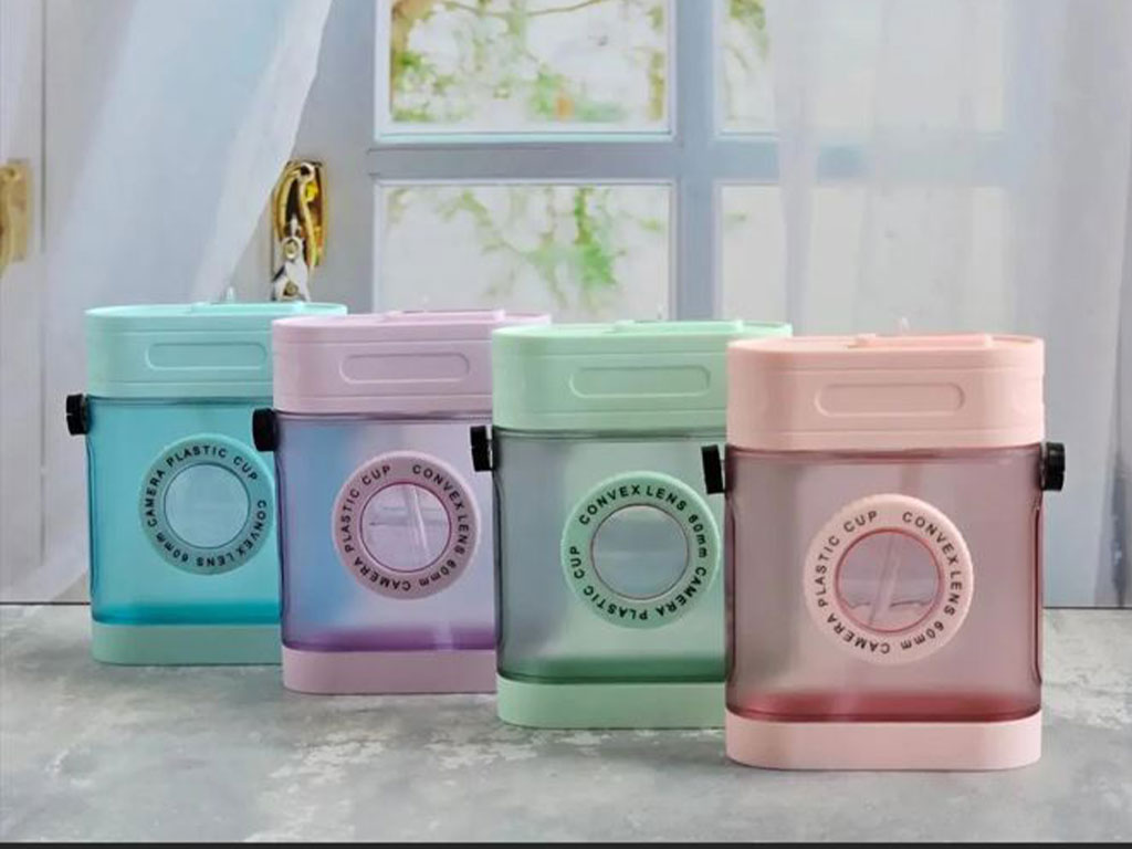 قمقمه نی دار آویز دار طرح دوربین