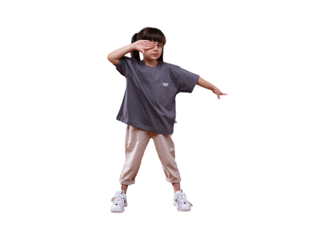 تیشرت تابستانی نقرآبی رنگ زیرو Zero