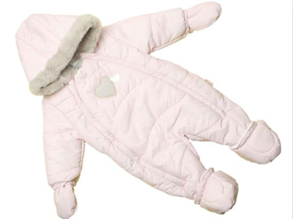 کاپشن سرهمی (اورال) طرح قلب دخترانه نوزادی دانالو Danaloo