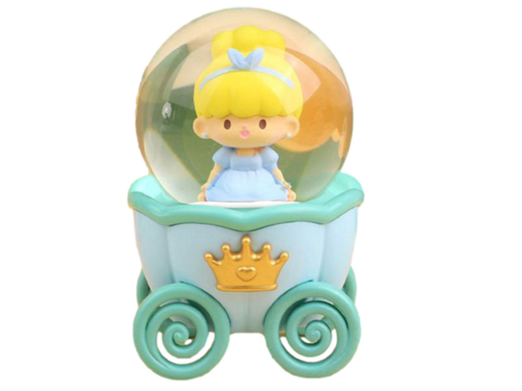 گوی چراغ دار طرح دختر کالسکه سوار (سایز کوچک)