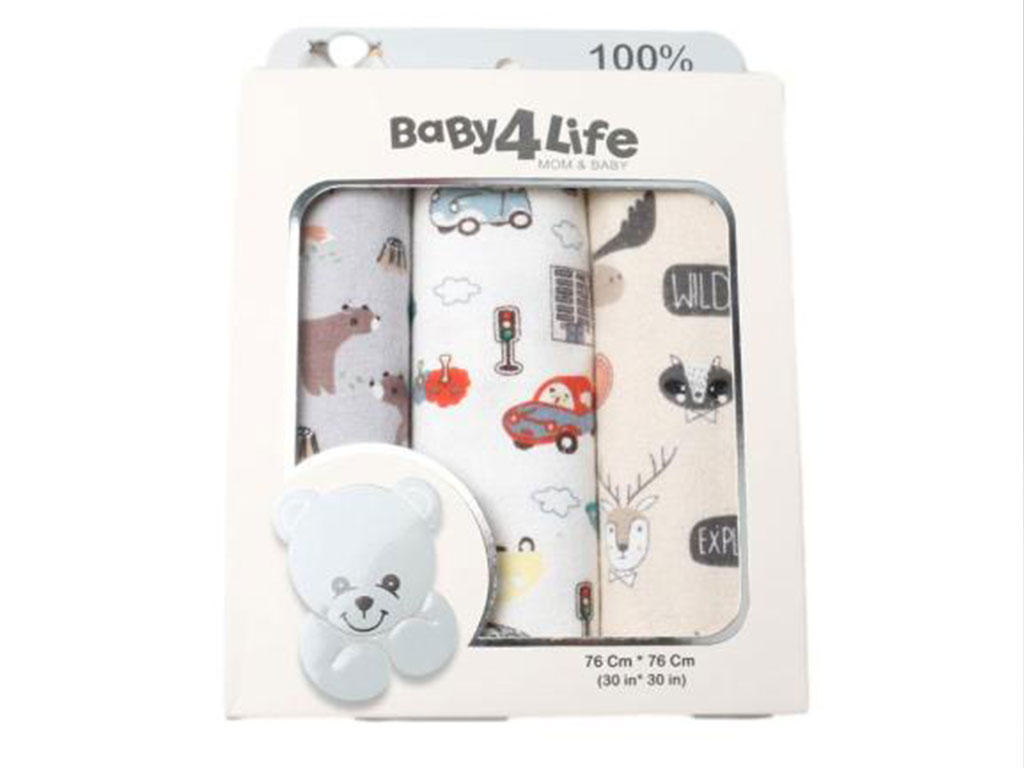  خشک کن سه عددی (76*76 cm) بیبی فور لایف baby 4 life