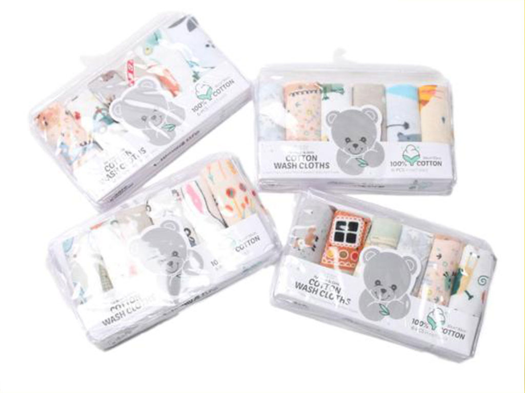 پک دستمال دهان 6 عددی نوزادی بیبی فور لایف baby4life