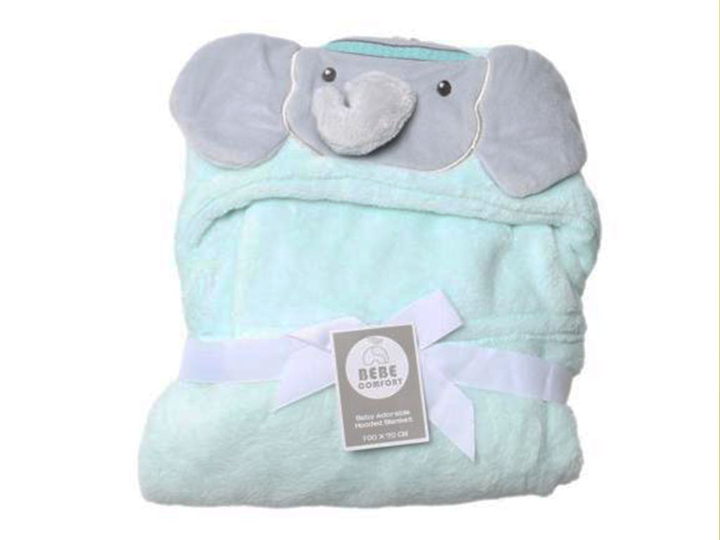 پتو کلاهدار عروسکی طرح فیل  bebe comfort