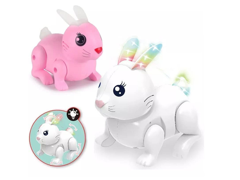 خرگوش موزیکال و چراغ دار اسباب بازی lezo smart